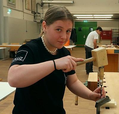 die 4.-Platzierte im FB Holz
