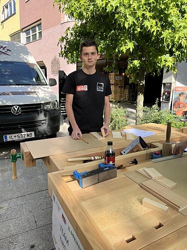 Elias bei den Bundeswettbewerben in Telfs-kl
